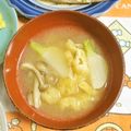 mmameco's cooksnap of when they made 絶対美味！家のお味噌汁♪カブとしめじ入り.