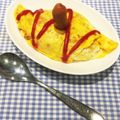 horseland's cooksnap of when they made *オムライス崩し（棒倒し）オムライス*.