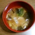 ケンチャナヨ～'s cooksnap of when they made 野菜たっぷり〜鶏ササミのお味噌汁♪♪♪.