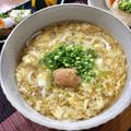 はなぴっち's cooksnap of when they made 明太生姜玉子あんかけうどん.