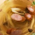 はにーくろーばー's cooksnap of when they made 簡単☆しめじとウィンナーのスープ.