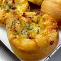 だいきち母's cooksnap of when they made 低糖質＊オーツブランベーコンチーズパン.