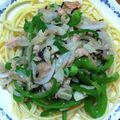 じゃりてん's cooksnap of when they made ピーマン・ツナ・塩昆布のスパゲッティー.