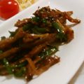 vivianj's cooksnap of when they made ダイエット＊凍りこんにゃくの青椒肉絲.