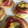 たかしのオカン's cooksnap of when they made 【初級】HBで作る♪ベーコンロールパン.