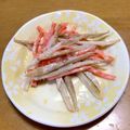 クックP8KGHH☆'s cooksnap of when they made 梅マヨごぼうサラダ.