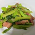 騎士団長EM's cooksnap of when they made 簡単おつまみ【子宝菜のアンチョビソテー】.