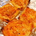 fuka6616's cooksnap of when they made 明太子とえのきの油揚げピザ.