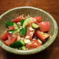 へのへのもへの's cooksnap of when they made さっぱり♡トマトときゅうりのツナサラダ.
