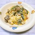 ＠迷子＠'s cooksnap of when they made キノコとほうれん草の和風クリームパスタ☆.