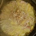 はるるぱるるる's cooksnap of when they made ズボラ流のミルフィーユ鍋&シメ雑炊.