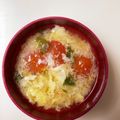 らぶふくちゃんちゃん's cooksnap of when they made お年寄り絶賛シリーズ☆セロリ、卵スープ☆.