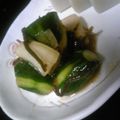 ひなあられ♀'s cooksnap of when they made 大根の梅にんにく和え.