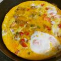 ははぶんぶん's cooksnap of when they made 簡単 スパニッシュオムレツ風オムレツ♡.