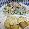 ととろ＆めい's cooksnap of when they made 大根カニカマ水菜のマヨわさび醤油サラダ♬.