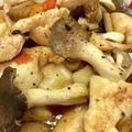 よねずぃ〜's cooksnap of when they made 鶏むね肉と霜降りひらたけのオイスター炒め.