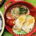 マーシ☆'s cooksnap of when they made 糖質制限☆たまご入り油揚げ巾着.