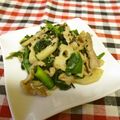 龍青空ママ's cooksnap of when they made 簡単☆豚コマ肉とレンコンニラ炒め☆.