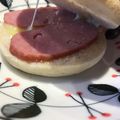 けいもんキッチン's cooksnap of when they made スタバ気分♪ハムとチーズのサンドイッチ.