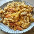 かなくんマミー's cooksnap of when they made 子供も食べられる!!豚キムチ～の卵とじ.