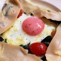 korohigara's cooksnap of when they made 全粒粉のもっちりガレット.