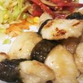 そらてんママ's cooksnap of when they made お弁当◎柔らか鶏胸肉の海苔巻き焼き★.