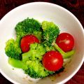 ルぴあ's cooksnap of when they made お弁当に☆ブロッコリーとトマトの胡麻和え.