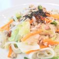 イエローバード's cooksnap of when they made 野菜たっぷり塩焼うどん.