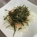tyat's cooksnap of when they made 居酒屋さんの大根サラダ☆明太マヨ.