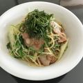 梨吉くん's cooksnap of when they made 豚肉の濃厚ごまだれパスタ 五右衛門風.