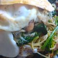 ぷりんあらもんど's cooksnap of when they made ほうれん草の和風スープパスタ◡̈⃝♪.