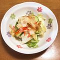 クックP8KGHH☆'s cooksnap of when they made 野菜サラダ美味しく♬ その2（カツオ塩）.