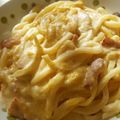 ベビタカ's cooksnap of when they made 簡単！うどんdeカルボナーラ.