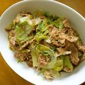 ☆hiroppy☆'s cooksnap of when they made シャキシャキ♪レタスと豚肉の炒め物.
