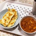 Kamu114's cooksnap of when they made 薄力粉で簡単ナン.