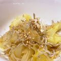 hirorema's cooksnap of when they made しらすとキャベツの酢の物.