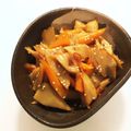 sakuko99's cooksnap of when they made 切り方1つで変わるよ【蓮根の金平】.
