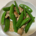 金木犀と山茶花's cooksnap of when they made 鶏肉とスナップエンドウのマヨ炒め.
