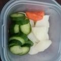 あんこだよ。's cooksnap of when they made ★簡単冷蔵庫ぬか漬け★ 〜はじめかた〜.