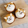 ぽめchan's cooksnap of when they made 秋田犬サンタのクリスマスカップケーキ☆.