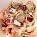 バナ猫's cooksnap of when they made エビ☆タコ☆帆立☆のマリネ風サラダ.