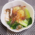 norimakko's cooksnap of when they made さつま芋と小松菜の塩麹汁.