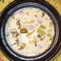 inLondon's cooksnap of when they made カリフラワーとソーセージのホットミルク煮.