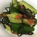 amileamila's cooksnap of when they made 叩き梅きゅう塩昆布和え.