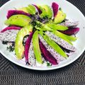 mayuまゆ56's cooksnap of when they made ドラゴンフルーツとアボカドのカルパッチョ.