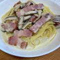 さいころ♪'s cooksnap of when they made 簡単♪きのこの豆乳クリームパスタ♡.