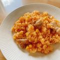 クックゆ〜ほキッチン's cooksnap of when they made 簡単！炊飯器で作るチキンライス.