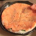 ＊ろりす＊'s cooksnap of when they made 超簡単！スモークサーモンの押し寿司.