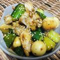 料理男子部🍻's cooksnap of when they made 鶏肉とうずらとキュウリのさっぱり煮込み♪.