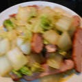 ひぃたろぉ～♪'s cooksnap of when they made ハムと白菜　簡単麺つゆ炒め☆.